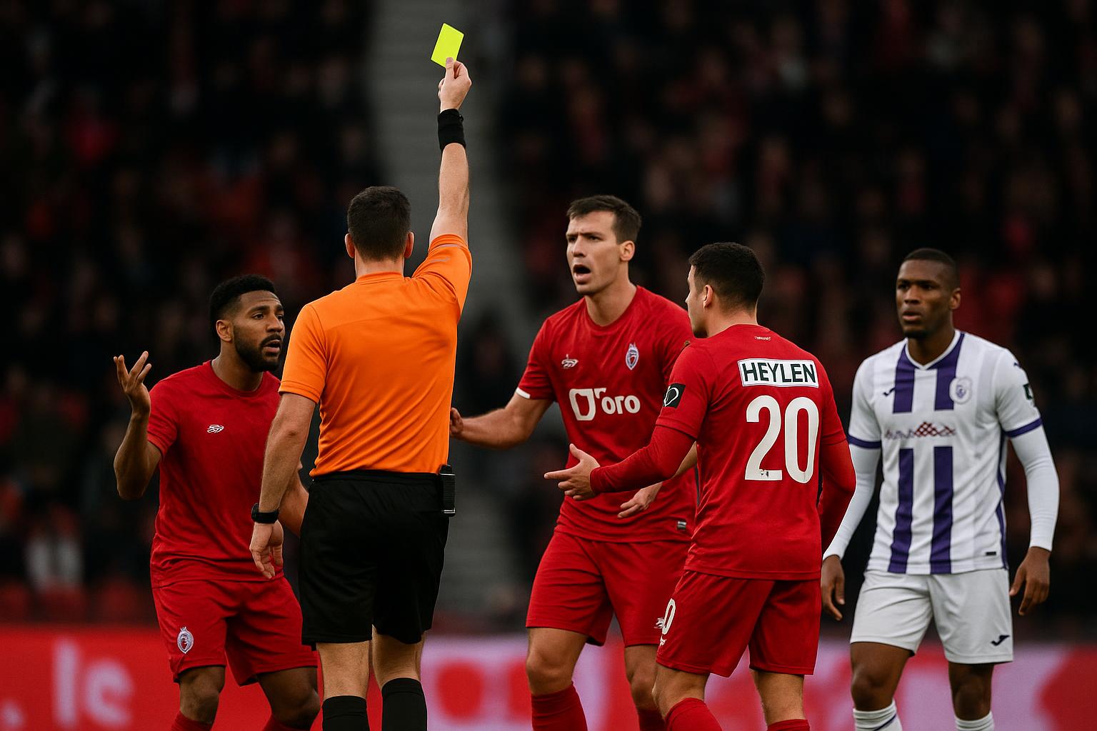 Sfeerbeeld in het Bosuilstadion tijdens Antwerp-Anderlecht in de Croky Cup