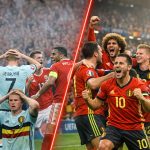 Rode Duivels vieren een cruciaal moment op Euro 2016