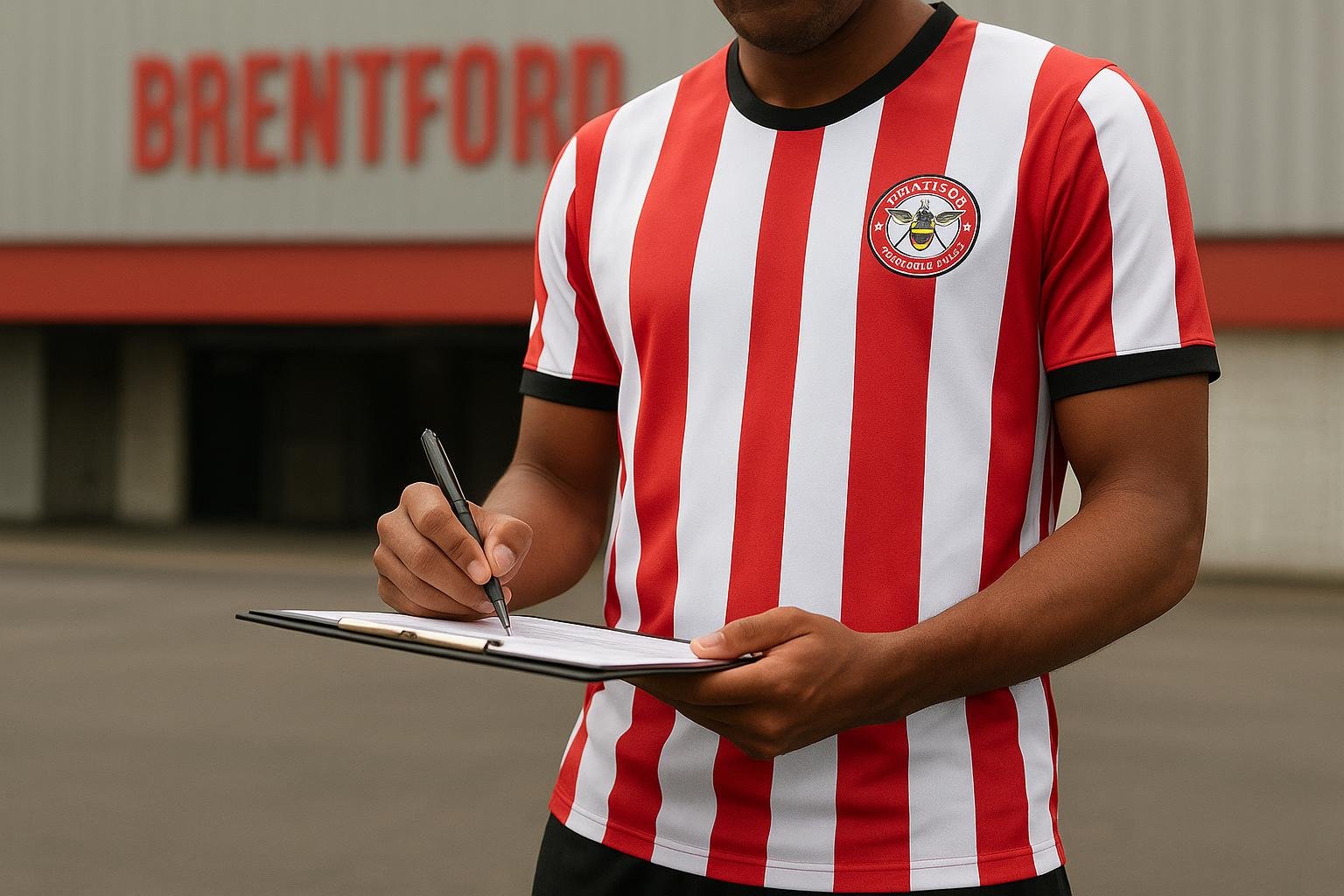 Igor Thiago van Brentford in een moment rond zijn contractverlenging