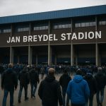 Sfeerbeeld van het Jan Breydelstadion in Brugge zonder herkenbare gezichten