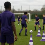 Beeld van de jeugdopleiding van RSC Anderlecht op Neerpede in een transfercontext zonder herkenbare gezichten
