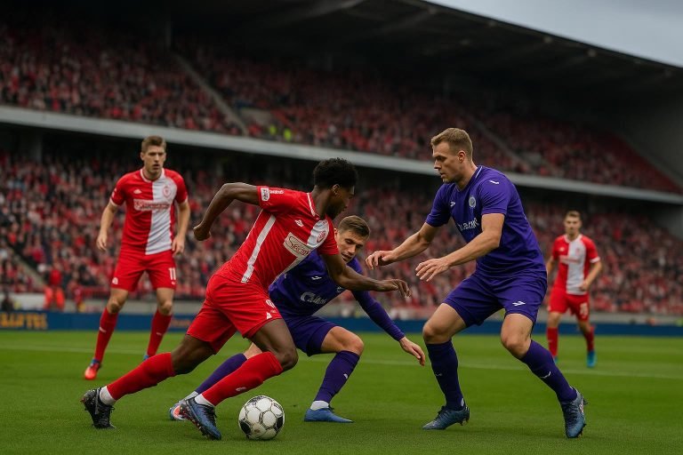 Sfeerbeeld uit KV Kortrijk tegen Beerschot in het Guldensporenstadion