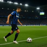 Sfeerbeeld in een stadion tijdens een Europese avond van Club Brugge