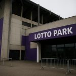Sfeerbeeld aan het Lotto Park bij RSC Anderlecht zonder herkenbare gezichten