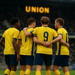 Spelers van Union SG op verplaatsing na een wedstrijd in de Jupiler Pro League