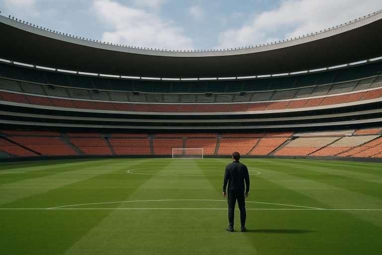 Estadio Azteca in Mexico-Stad, het stadion waar de openingsmatch van het WK 2026 wordt gespeeld