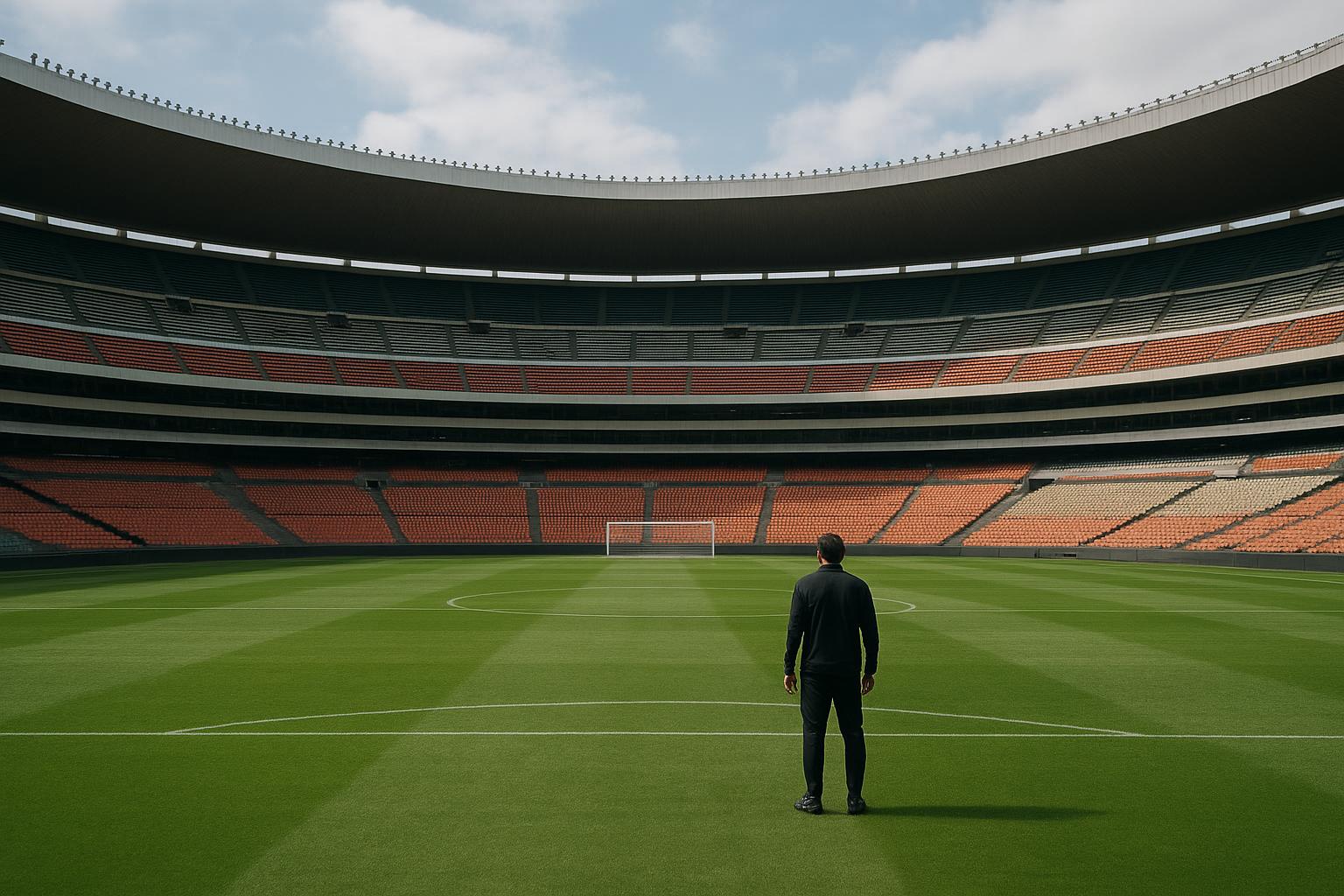 Estadio Azteca in Mexico-Stad, het stadion waar de openingsmatch van het WK 2026 wordt gespeeld