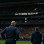 Omgeving rond het stadion van Tottenham Hotspur op een wedstrijddag