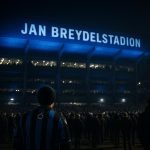 Sfeerbeeld rond het Jan Breydelstadion bij Club Brugge in aanloop naar een Europese avond