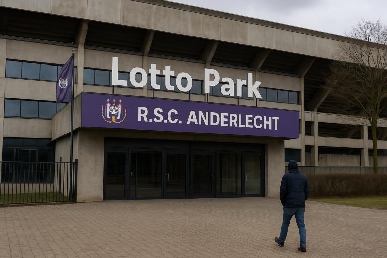 Sfeerbeeld rond het Lotto Park van RSC Anderlecht