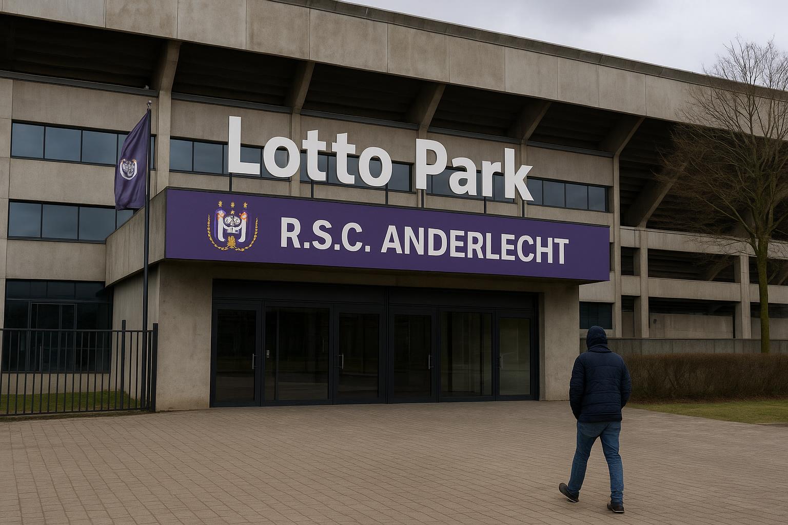 Sfeerbeeld rond het Lotto Park van RSC Anderlecht