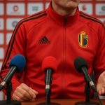 Toby Alderweireld tijdens een interviewmoment in een persomgeving