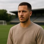 Eden Hazard in een rustige setting buiten het stadionleven