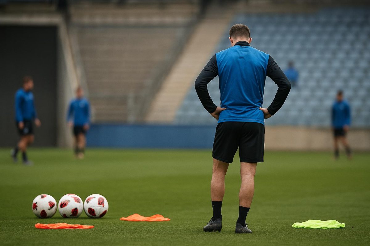 Ivan Leko volgt een training van Club Brugge in aanloop naar Atlético Madrid
