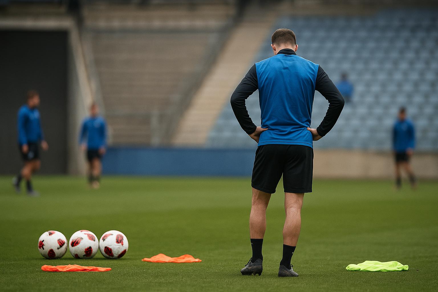 Ivan Leko volgt een training van Club Brugge in aanloop naar Atlético Madrid