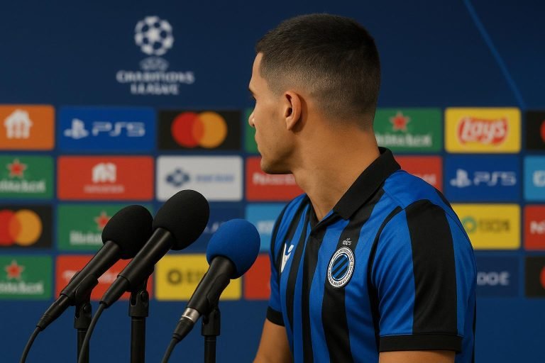 Hans Vanaken van Club Brugge in aanloop naar een Champions League-duel
