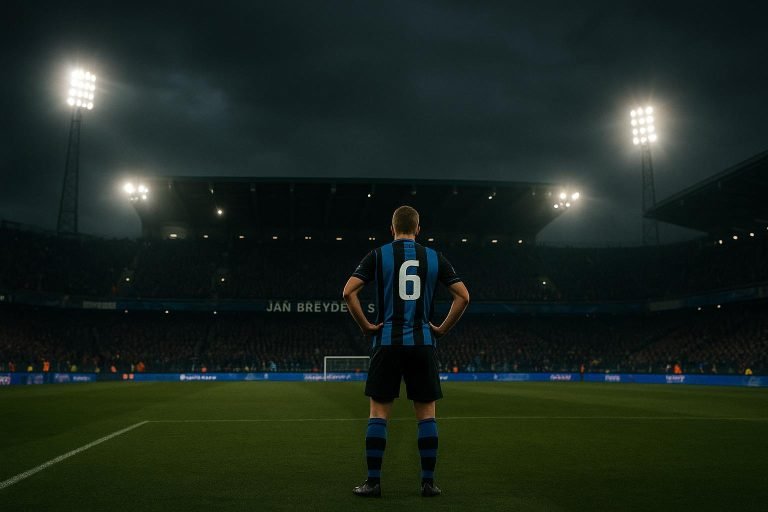 Sfeerbeeld in het Jan Breydelstadion in aanloop naar een Champions League-avond van Club Brugge