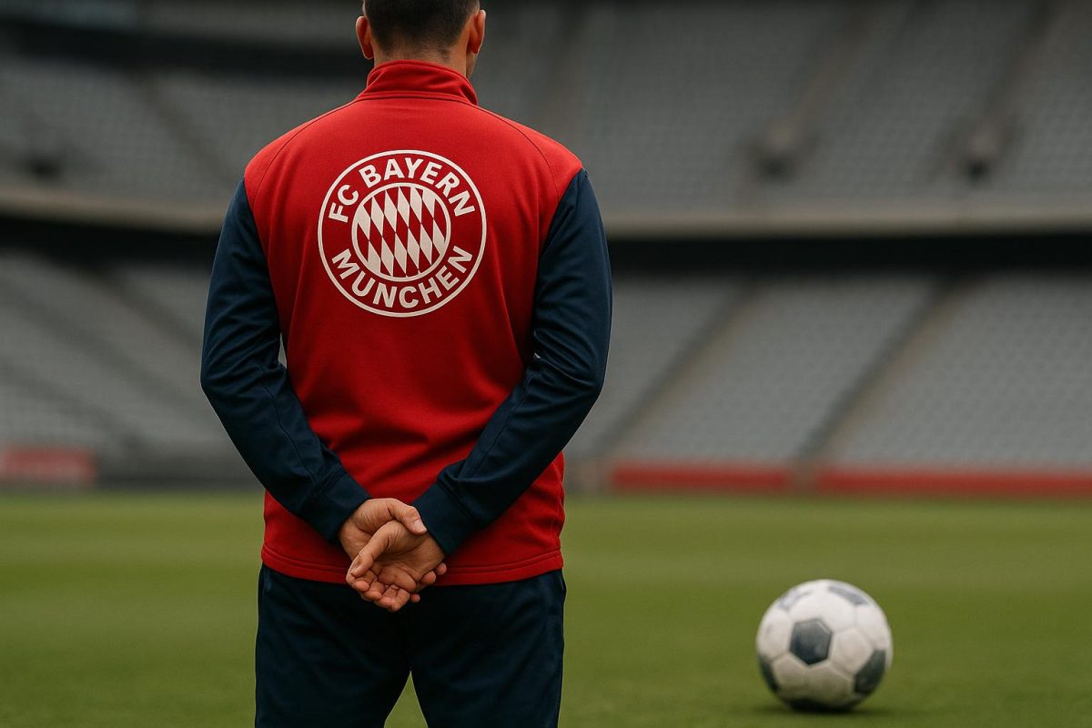 Nicolas Jackson in Bayern-trainingcontext zonder herkenbare gezichten