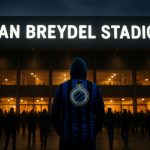 Stadionbeeld van het Jan Breydelstadion in aanloop naar Club Brugge tegen Atlético Madrid