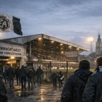 Sfeerbeeld rond het Pierre Cornelisstadion in Aalst