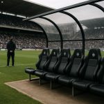Stadionomgeving bij Vasco da Gama tijdens een wedstrijd, zonder herkenbare gezichten