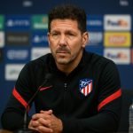 Diego Simeone reageert na Club Brugge-Atlético Madrid in de Champions League