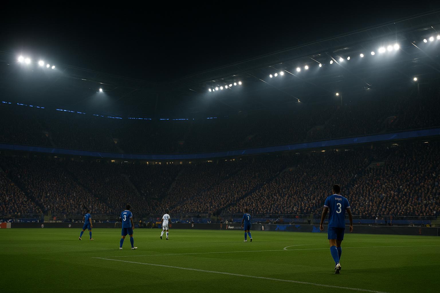 Sfeerbeeld in een stadion tijdens Dinamo Zagreb tegen KRC Genk in de Europa League.