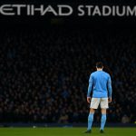Sfeerbeeld rond het Etihad Stadium van Manchester City
