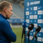 Rik De Mil tijdens een persmoment bij KAA Gent