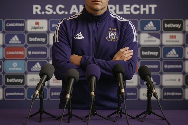 Olivier Renard in een Anderlecht-context tijdens de winterperiode