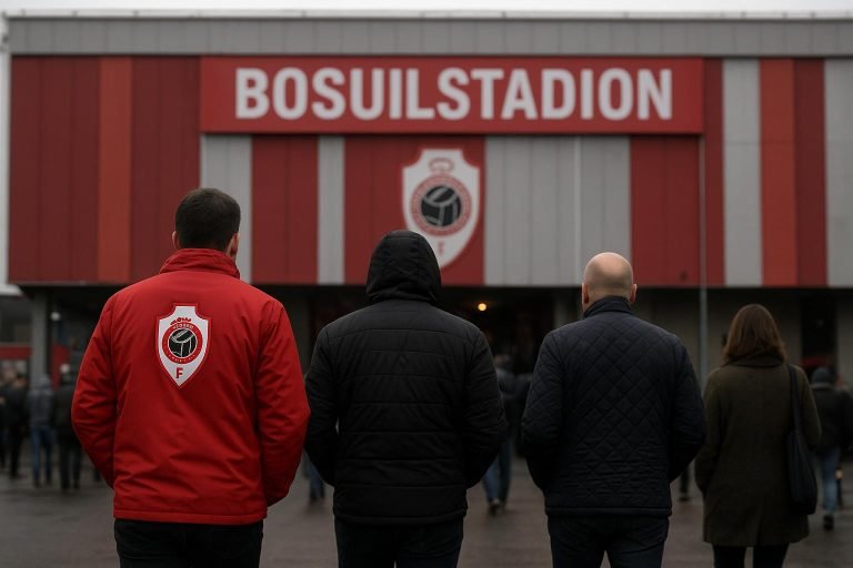 Sfeerbeeld rond de Bosuil bij Royal Antwerp FC in transfercontext
