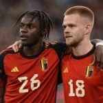 Romeo Lavia en Arthur Vermeeren bij de Rode Duivels