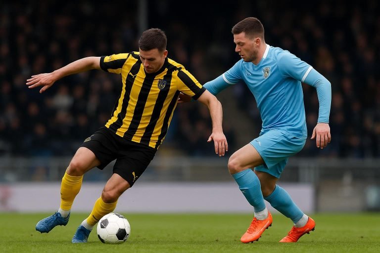 Allahyar Sayyadmanesh in actie voor Westerlo tijdens een wedstrijd