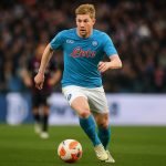 Kevin De Bruyne in actie voor SSC Napoli tijdens een wedstrijd