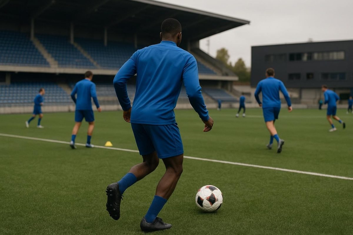 KRC Genk bereidt zich voor op een uitmatch op kunstgras