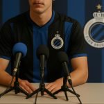 Ivan Leko tijdens een persmoment bij Club Brugge in aanloop naar KV Mechelen