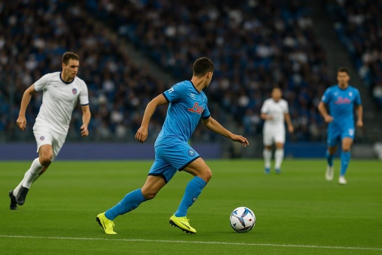 Sfeerbeeld in het stadion tijdens Napoli tegen Cagliari