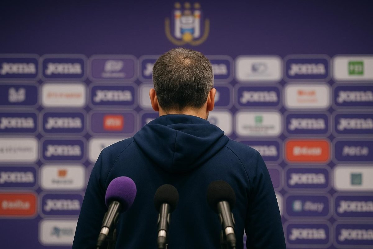 Sfeerbeeld aan de zijlijn in het Lotto Park bij RSC Anderlecht