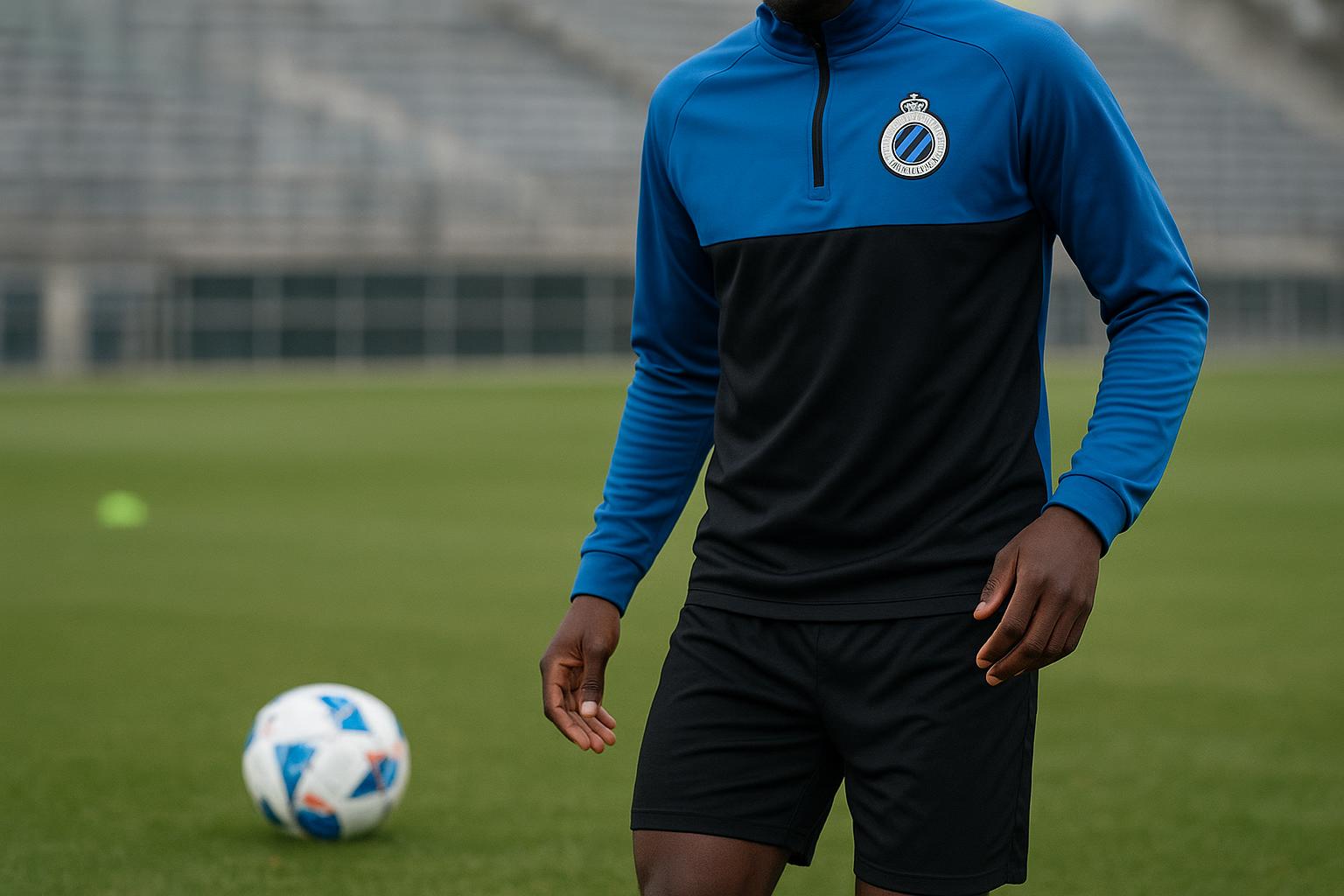 Een speler van Club Brugge in training, als illustratie bij het nieuws rond Diakhon en zijn keuze voor Senegal.
