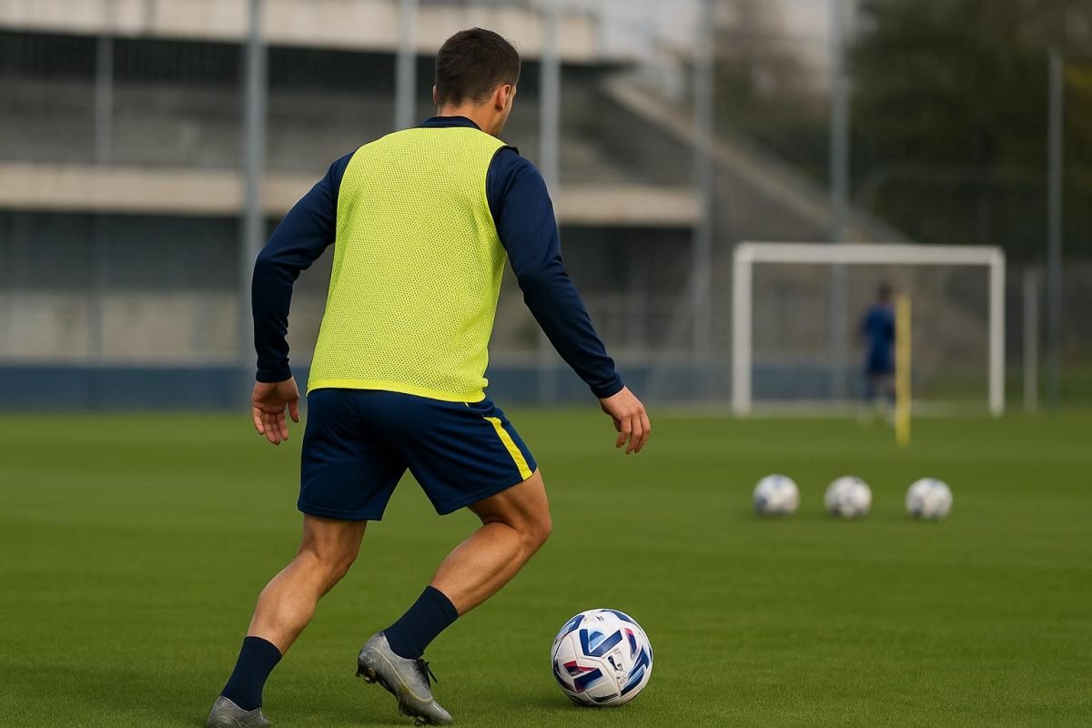 Rob Schoofs van Union Saint-Gilloise op het trainingsveld