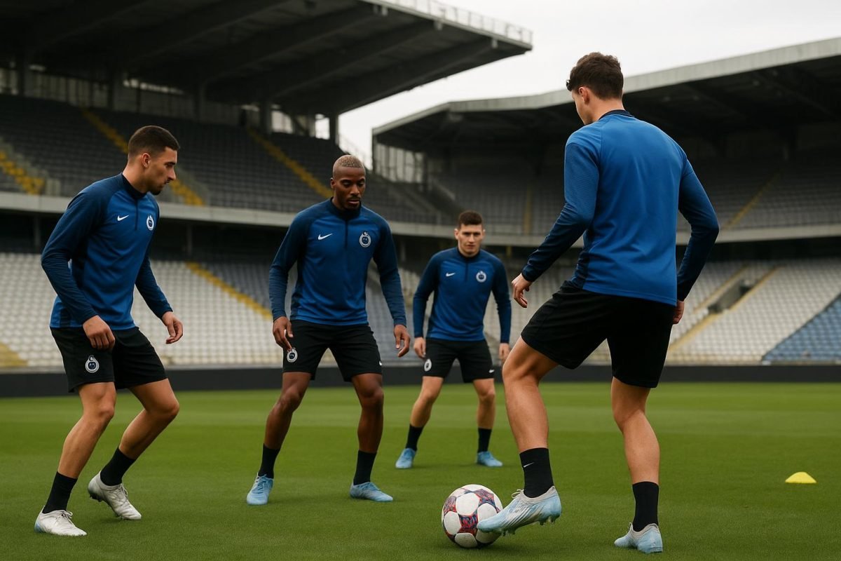 Sfeerbeeld bij Club Brugge in aanloop naar de thuiswedstrijd tegen KV Mechelen