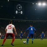 Sfeershot in een Jupiler Pro League-stadion tijdens de spannende slotfase van de reguliere competitie
