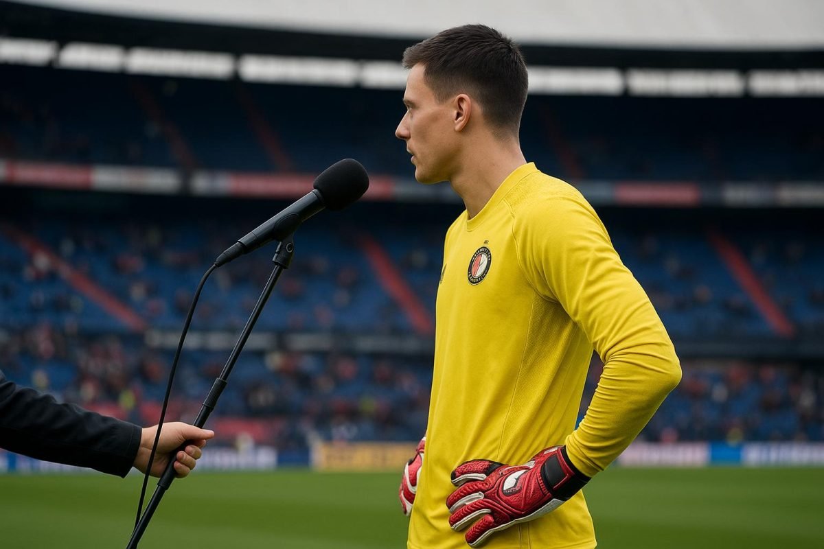 Timon Wellenreuther van Feyenoord na De Klassieker tegen Ajax