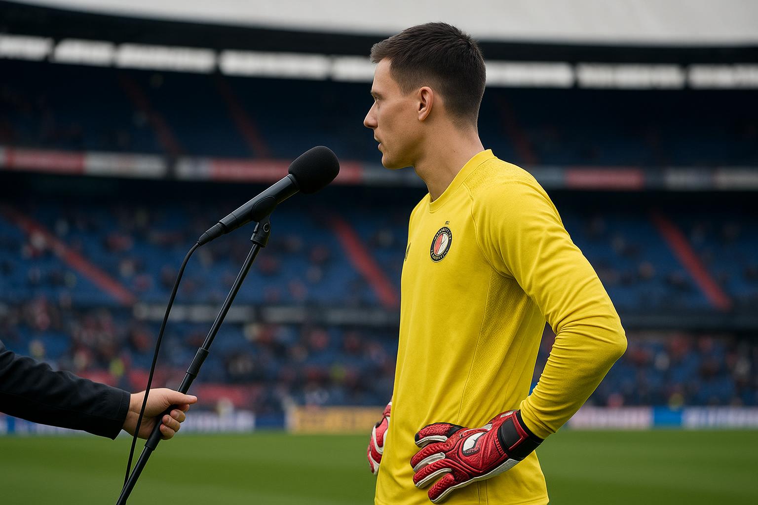 Timon Wellenreuther van Feyenoord na De Klassieker tegen Ajax