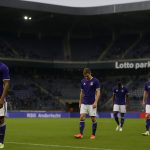 Sfeerbeeld in het Lotto Park tijdens Anderlecht tegen Cercle Brugge