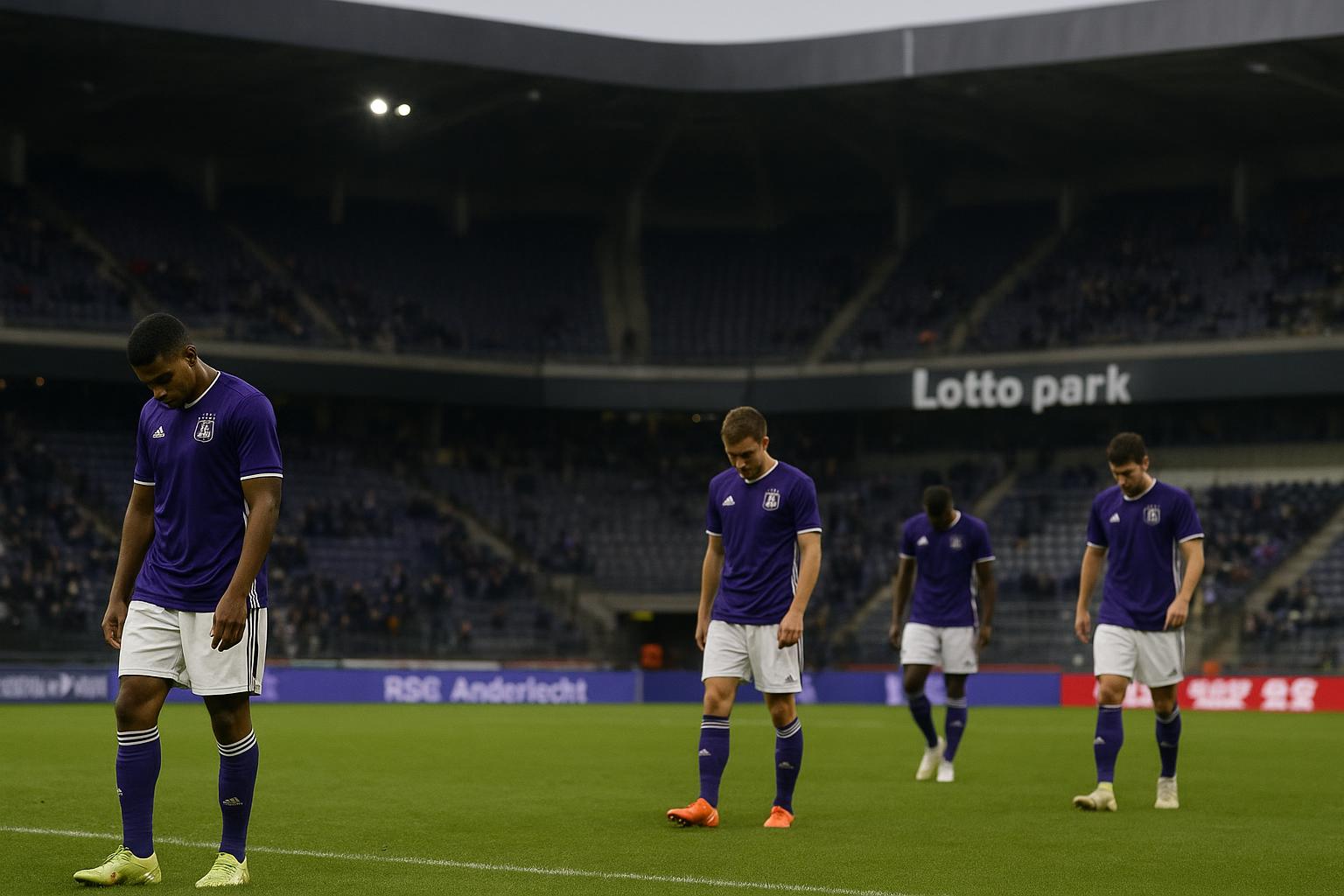 Sfeerbeeld in het Lotto Park tijdens Anderlecht tegen Cercle Brugge