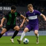 Sfeerbeeld uit het Lotto Park tijdens Anderlecht tegen Cercle Brugge