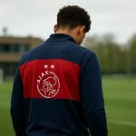 Jorthy Mokio bij Ajax in trainingscontext terwijl contractgesprekken spelen