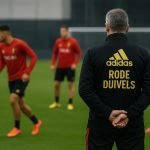 Rudi Garcia, bondscoach van de Rode Duivels, tijdens een moment rond de selectie