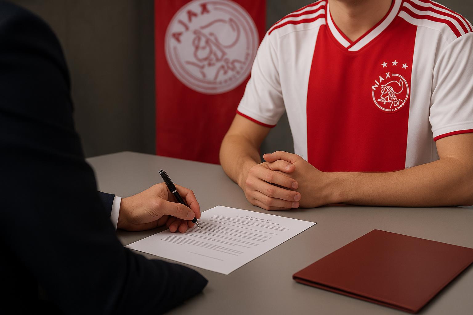 Omgeving rond contractgesprekken bij Ajax met Jorthy Mokio als onderwerp